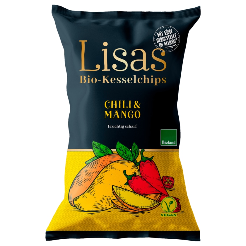 Lisa's Bio-Kesselchips Chili & Mango vegan 125g